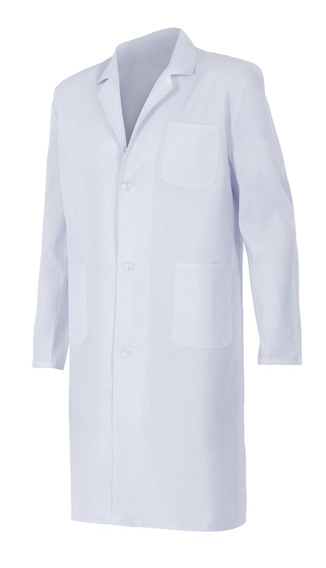Gabardine lab coat