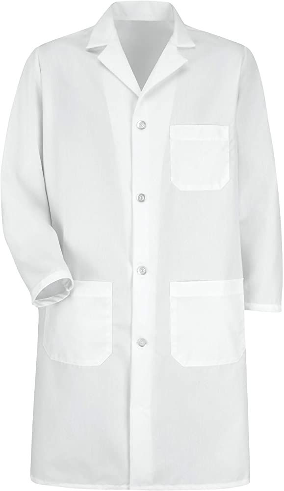 Khaki lab coat